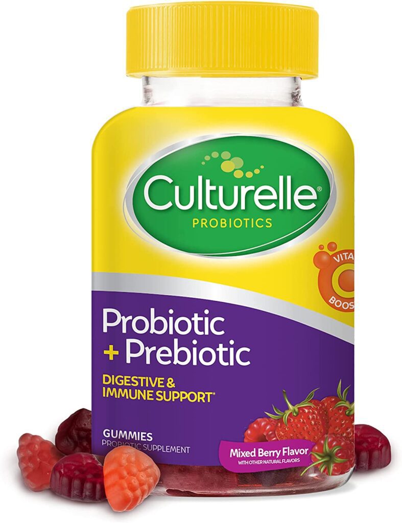 culturelle probiotic prebiotic gummies