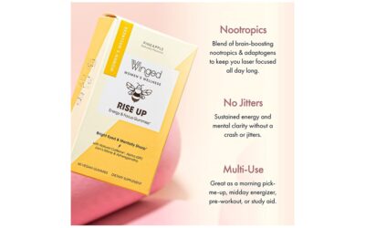 Energy and Brain Boost Supplement Winged Rise Up Gummies