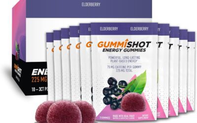 GummiShot Energy Gummies &ndash; Based Caffeine Chews per Pouch